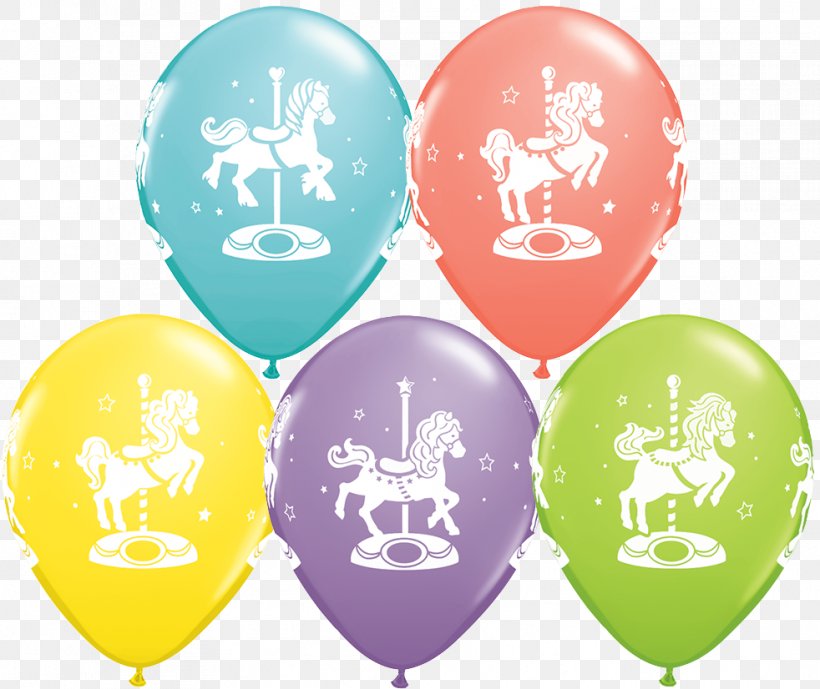 Balloon Horse Carousel Birthday Party, PNG, 982x826px, Balloon, Baby Shower, Bag, Birthday, Birthday Cake Download Free
