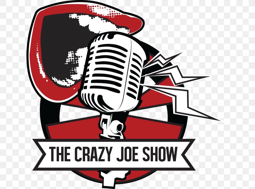 Microphone Logo Television Show Podcast The Crazy Joe Show, PNG, 650x607px, Watercolor, Cartoon, Flower, Frame, Heart Download Free