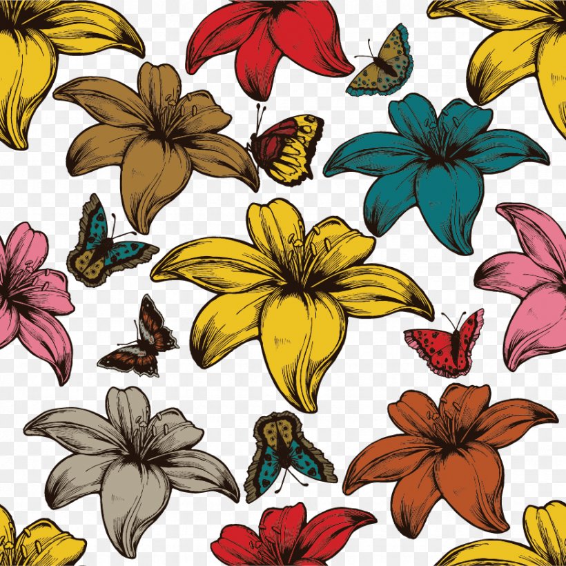 Flower Pattern, PNG, 872x873px, Flower, Art, Damask, Drawing, Flora Download Free