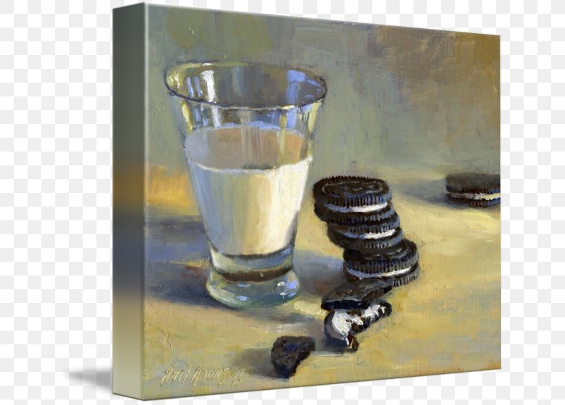 Oreo Milk Glass Biscuits Dunking, PNG, 650x588px, Oreo, Art, Biscuit, Biscuits, Canvas Download Free