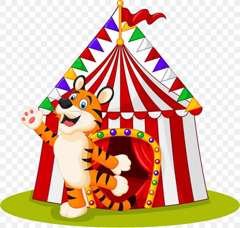 Cartoon Circus Tent Illustration, PNG, 1024x974px, Cartoon, Art, Christmas, Christmas Decoration, Christmas Ornament Download Free