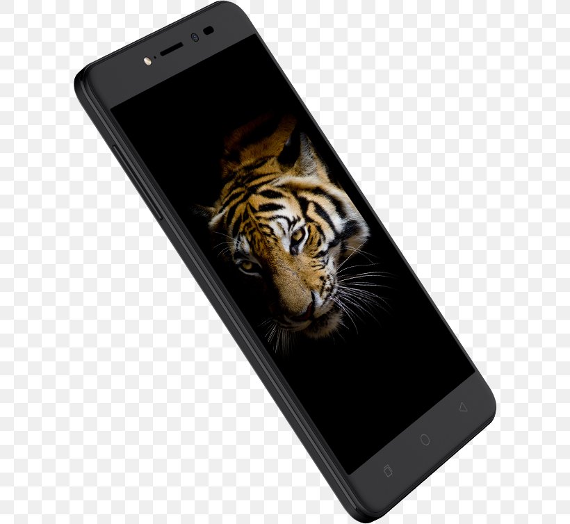 Smartphone Tiger Coolpad Note 5 Grey Black, PNG, 610x754px, Smartphone, Big Cats, Black, Carnivoran, Cat Like Mammal Download Free