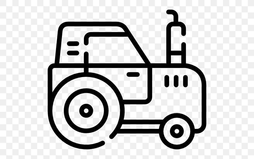 Car Freepik Company HQ Tractor Clip Art, PNG, 512x512px, Car, Area, Automotive Design, Black And White, Freepik Company Hq Download Free
