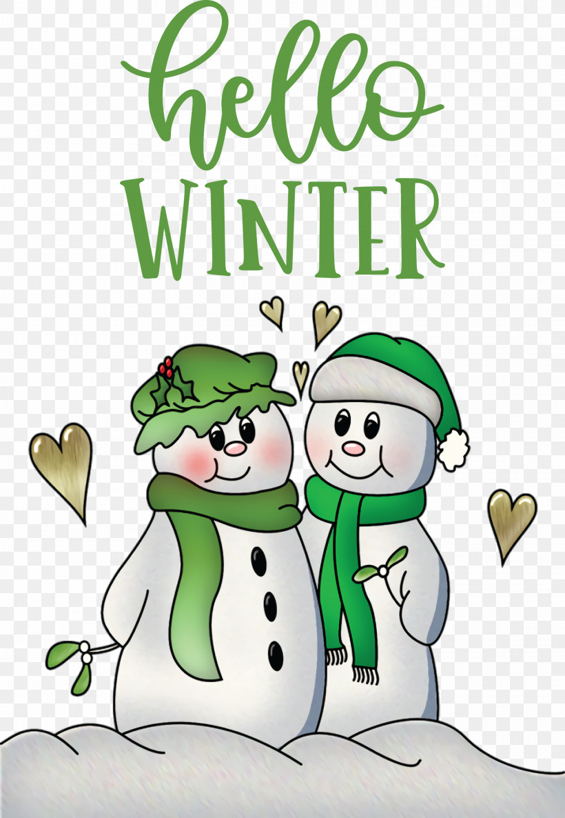 Hello Winter Winter, PNG, 2073x3000px, Hello Winter, Cartoon, Christmas Day, Christmas Decoration, Drawing Download Free