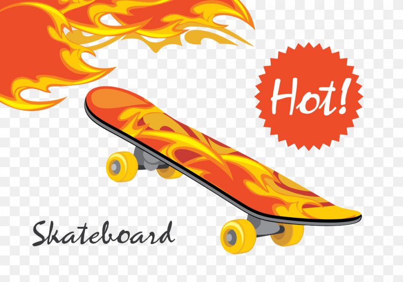 Skateboard Stock Photography Illustration, PNG, 1000x701px, Skateboard, Area, Brand, Drawing, Logo Download Free