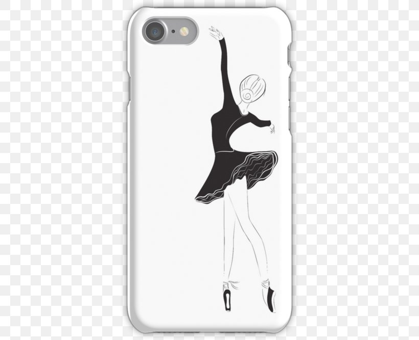Apple IPhone 7 Plus IPhone 5 IPhone 6 IPhone 4S IPhone X, PNG, 500x667px, Apple Iphone 7 Plus, Ballet Dancer, Bird, Black, Black And White Download Free