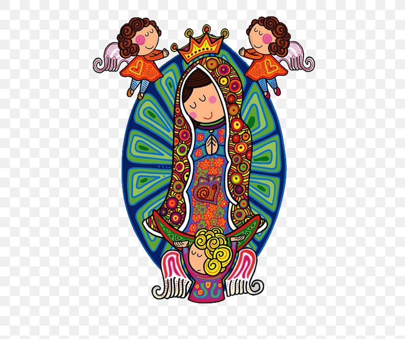 Our Lady Of Guadalupe Drawing Painting Our Lady Of Luján, PNG, 499x687px, Our Lady Of Guadalupe, Angel, Art, Decoupage, Drawing Download Free