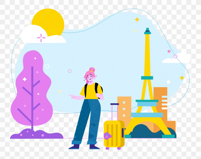 Paris Travel, PNG, 2500x1982px, Paris, Biology, Cartoon, Drawing, Threedimensional Space Download Free