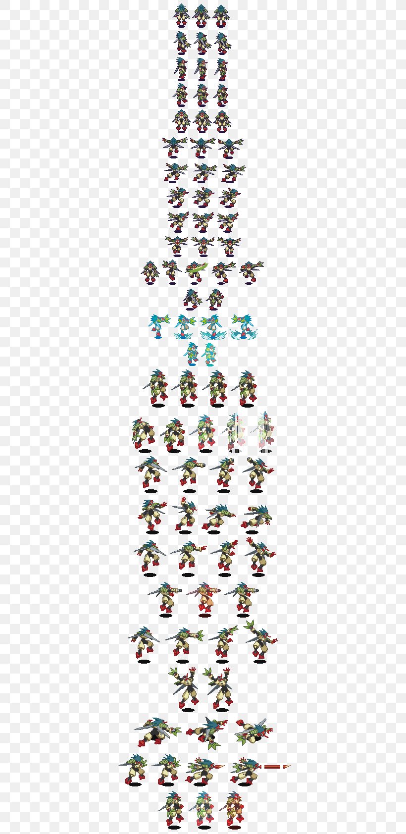 Mega Man Battle Network 6 Sprite Christmas Tree Mega Man X, PNG, 368x1684px, Mega Man Battle Network 6, Boss, Branch, Christmas, Christmas Decoration Download Free