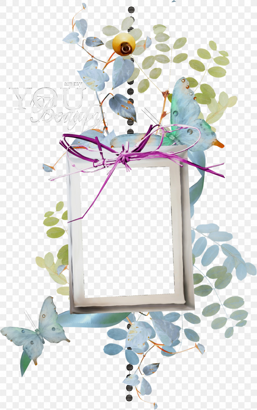 Picture Frame, PNG, 2247x3577px, Watercolor, Birthday, Cadre Coeur, Flora, Floral Design Download Free