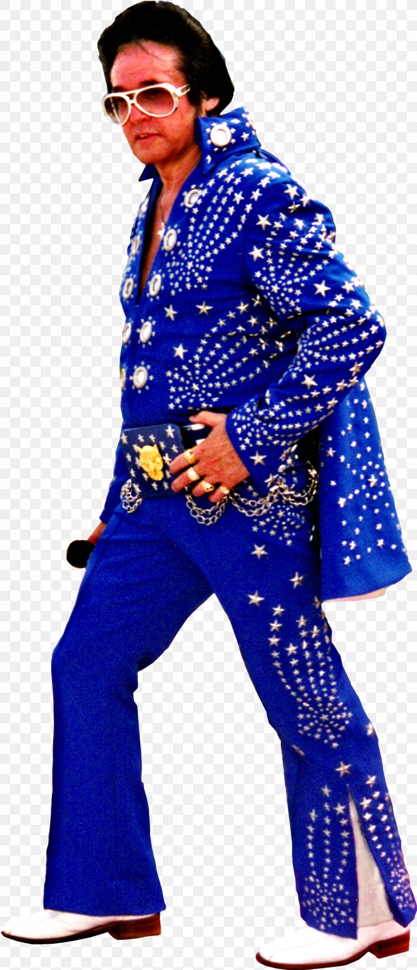 Graceland Elvis Presley Jailhouse Rock Elvis Impersonator Elvis' Christmas Album, PNG, 1206x2802px, Graceland, Blue, Clothing, Cobalt Blue, Costume Download Free