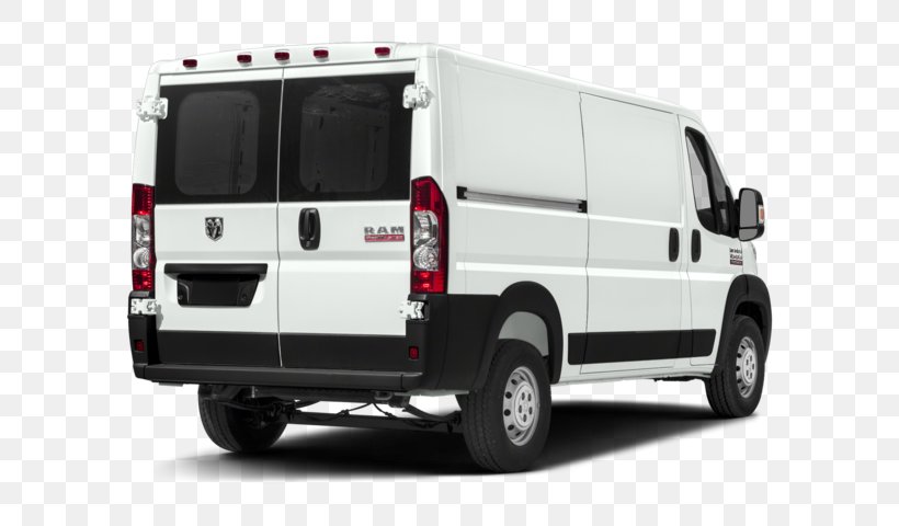 Ram Trucks Dodge Chrysler 2018 RAM ProMaster Cargo Van, PNG, 640x480px, 2018 Ram Promaster Cargo Van, Ram Trucks, Automotive Exterior, Brand, Bumper Download Free