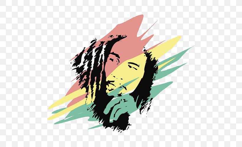 Reggae Stencil Musician, PNG, 500x500px, Watercolor, Cartoon, Flower, Frame, Heart Download Free