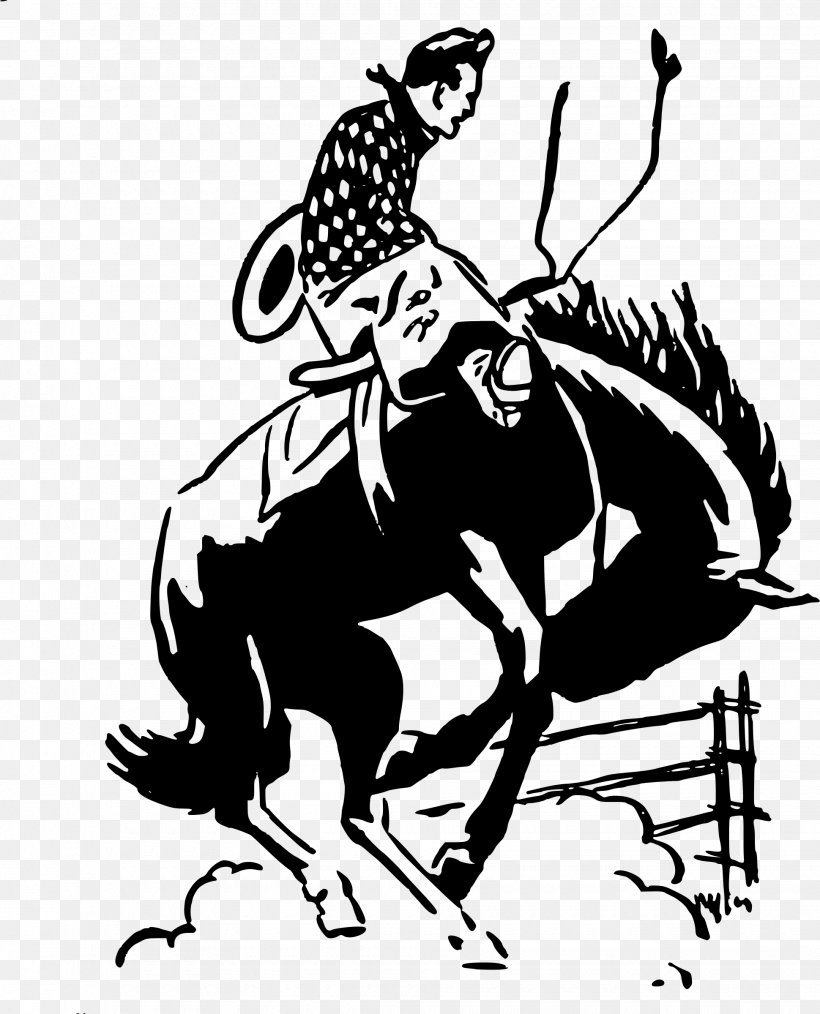 Rodeo Bull Riding Cowboy Clip Art, PNG, 1940x2400px, Rodeo, Art, Artwork, Black And White, Bucking Download Free