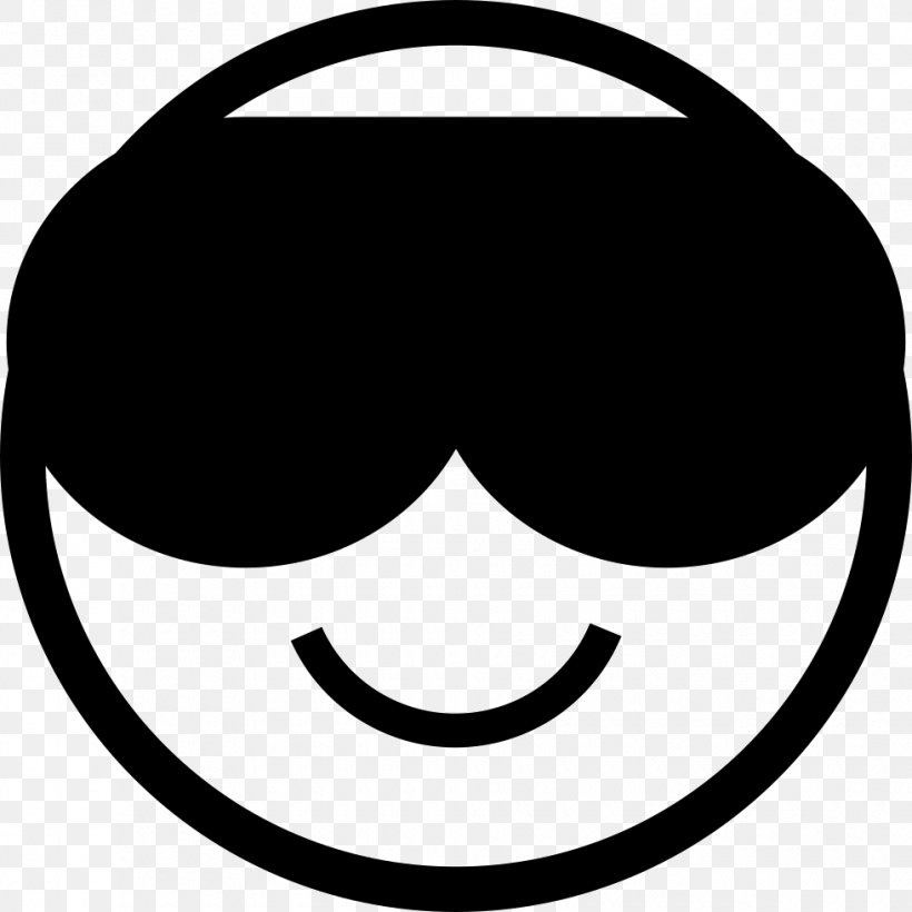 Smiley Emoticon Sunglasses Clip Art, PNG, 980x980px, Smiley, Black, Black And White, Cowboy, Emoji Download Free