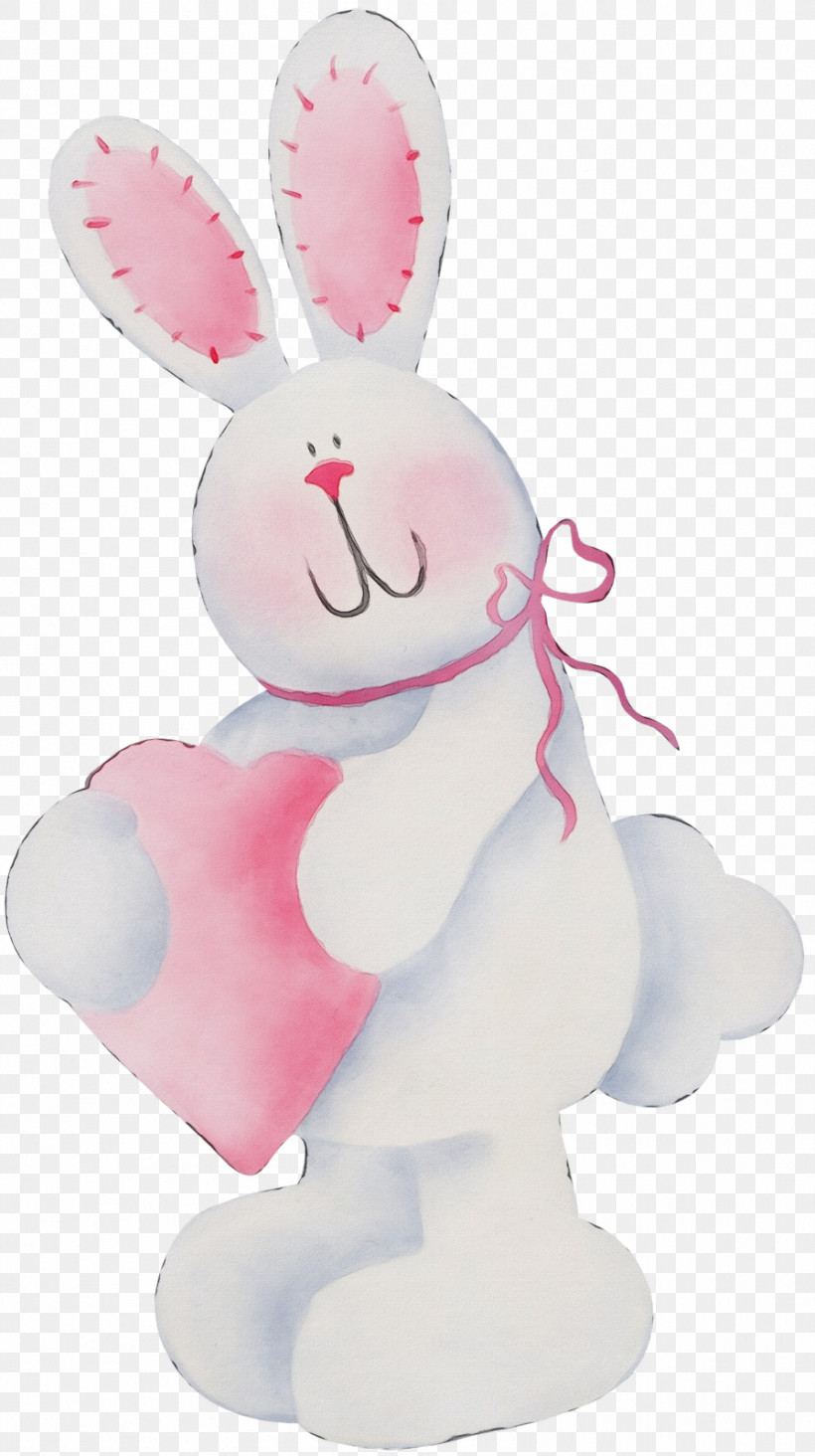 Easter Bunny, PNG, 896x1600px, Watercolor, Animal Figure, Cartoon, Easter Bunny, Heart Download Free