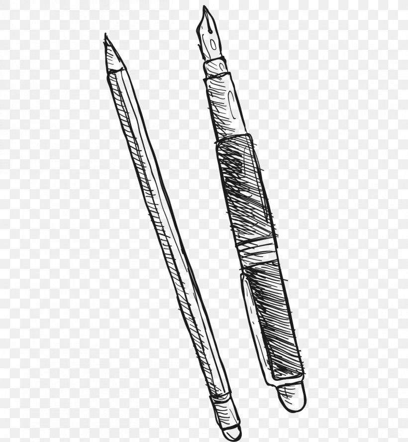 Fountain Pen Drawing Sketch, PNG, 1200x1300px, Pen, Black And White, Computer Font, Croquis, Drawing Download Free