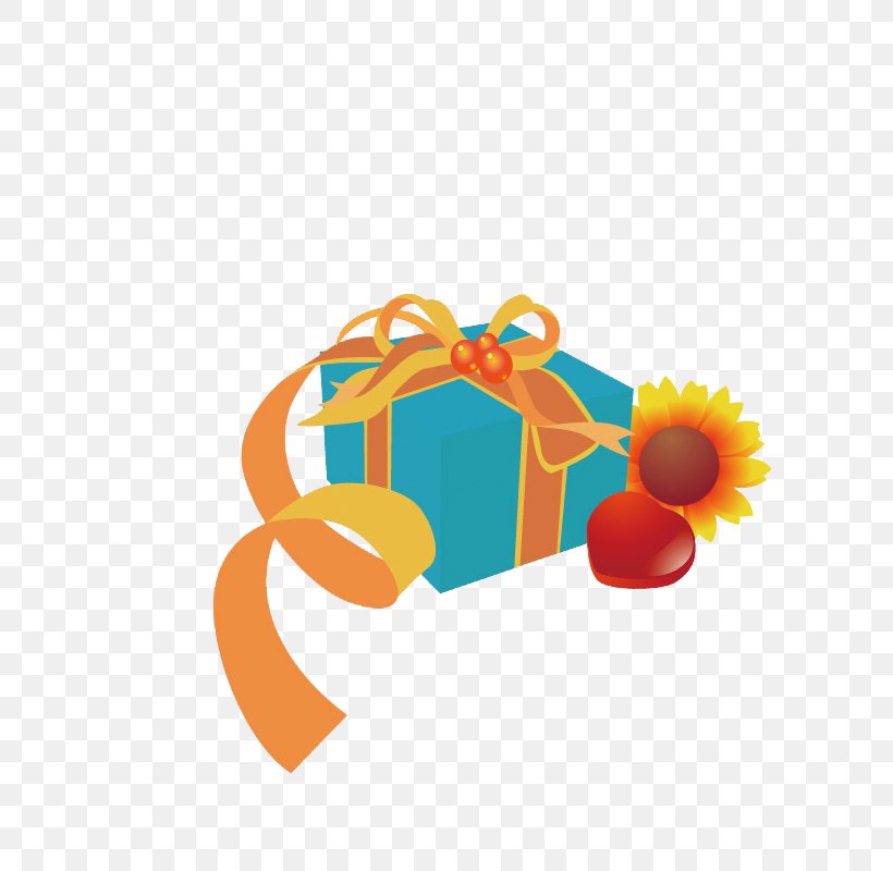 Gift Box Adobe Illustrator, PNG, 800x800px, Gift, Baby Toys, Box, Designer, Orange Download Free