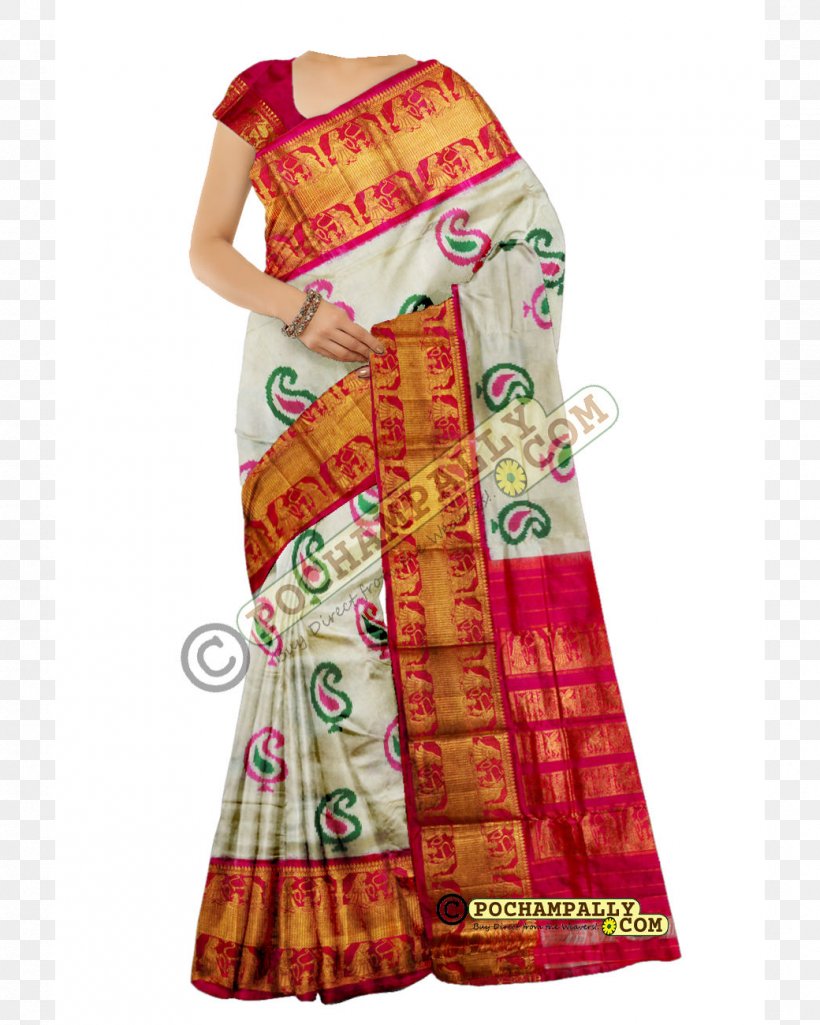 Silk Zari Bhoodan Pochampally Sari Ikat, PNG, 1040x1300px, Silk, Bhoodan Pochampally, Clothing, Day Dress, Dress Download Free