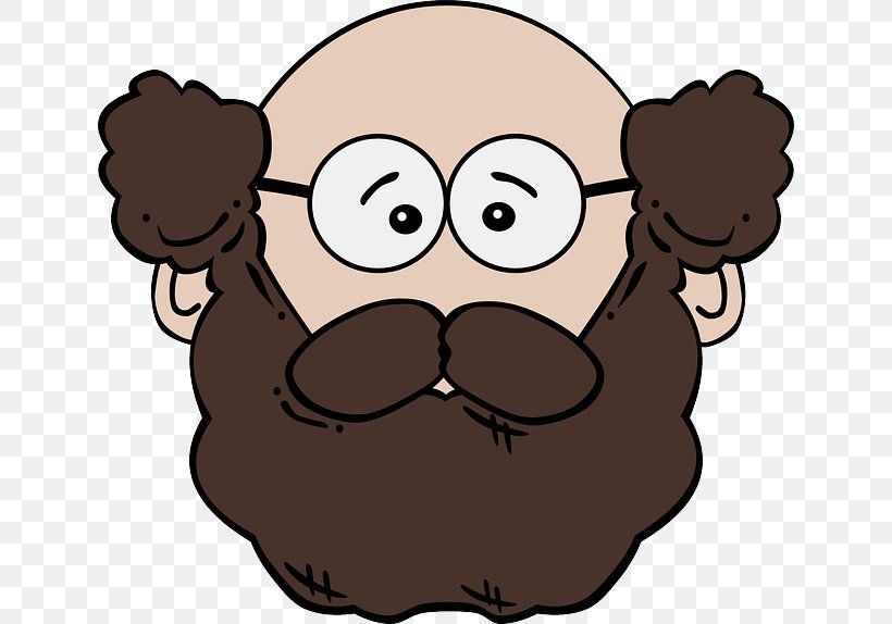 Beard Man Clip Art, PNG, 640x574px, Beard, Cartoon, Eyewear, Face, Goatee Download Free