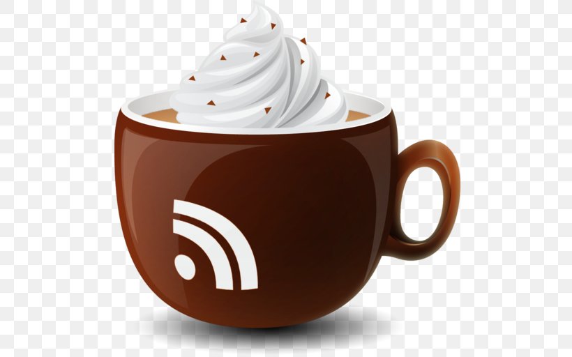 Caffè Mocha Cappuccino Web Feed Coffee Cup, PNG, 512x512px, Cappuccino, Caffeine, Chocolate, Coffee, Coffee Cup Download Free