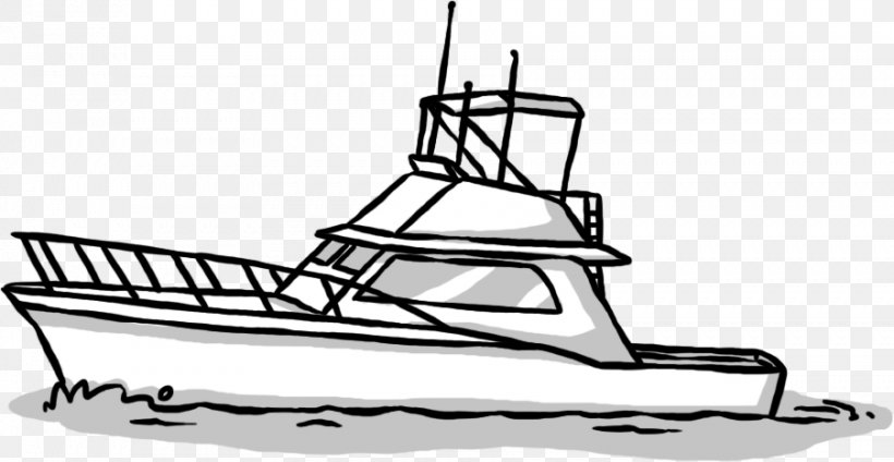 Motorboat, PNG, 902x467px, Motorboat, Black And White, Boat, Boating, Caravel Download Free