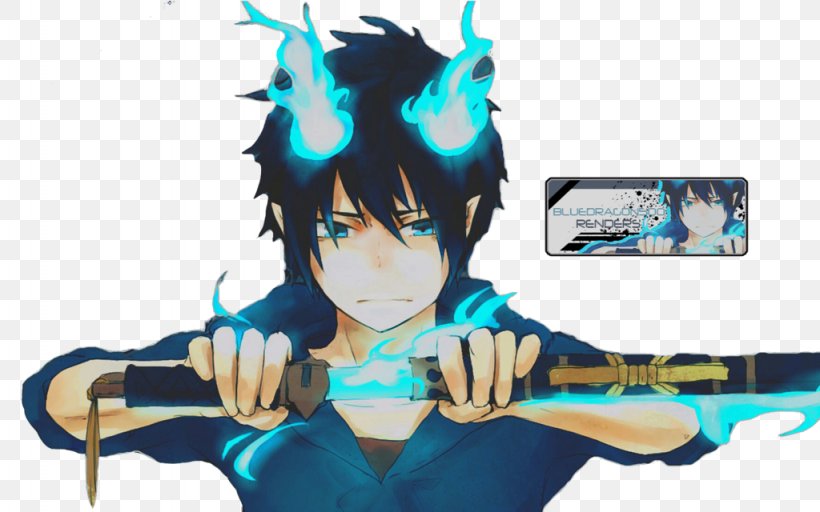 Rin Okumura Blue Exorcist Drawing, PNG, 1024x640px, Watercolor, Cartoon, Flower, Frame, Heart Download Free