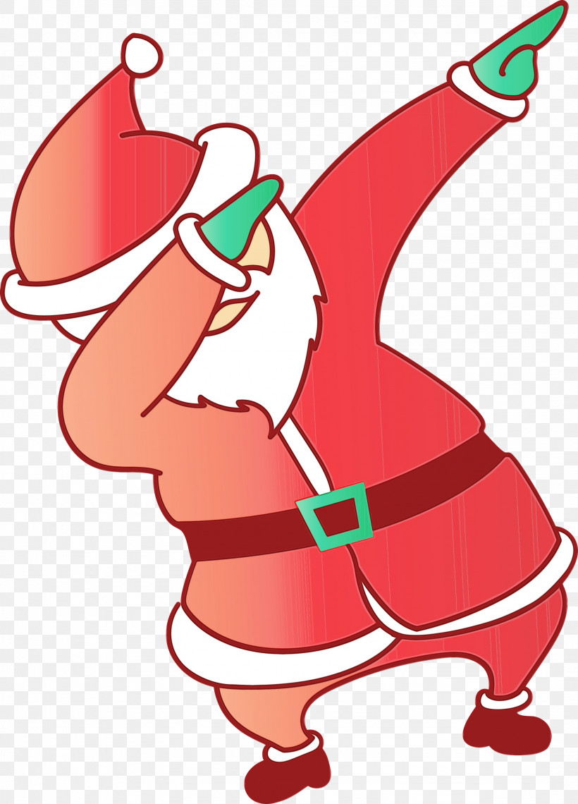 Santa Claus, PNG, 2156x2999px, Dabbing Santa, Cartoon, Christmas, Paint, Plant Download Free
