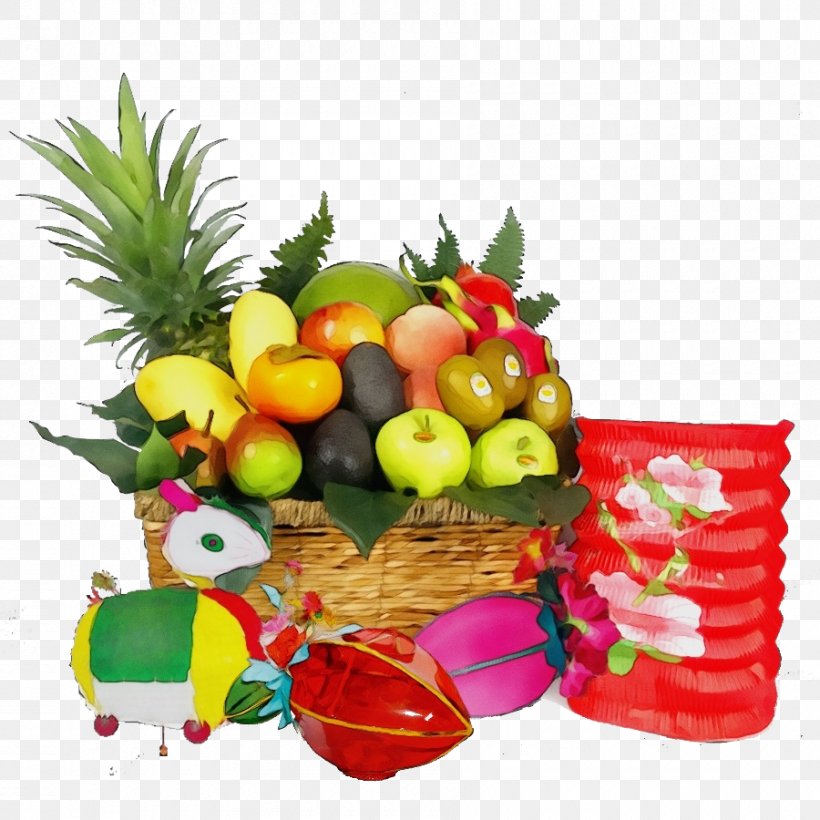 Hamper Food Gift Basket Basket Fruit, PNG, 900x900px, Watercolor, Basket, Food, Food Group, Fruit Download Free