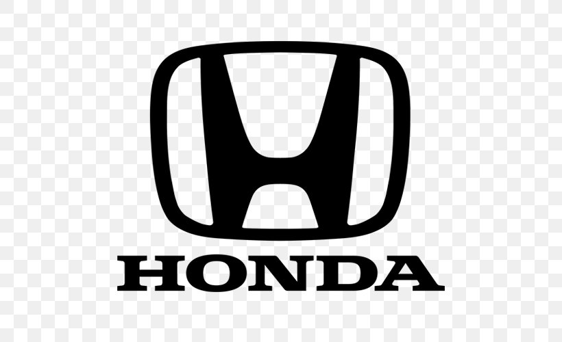 Honda Logo Car Honda S-MX Honda Accord, PNG, 500x500px, Honda Logo, Area, Automotive Industry, Black, Black And White Download Free