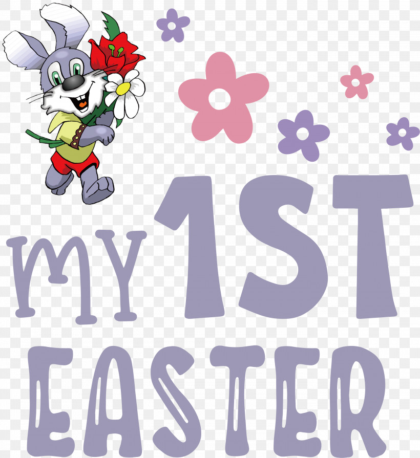 My 1st Easter Easter Bunny Easter Day, PNG, 2747x3000px, My 1st Easter, Cartoon, Character, Easter Bunny, Easter Day Download Free