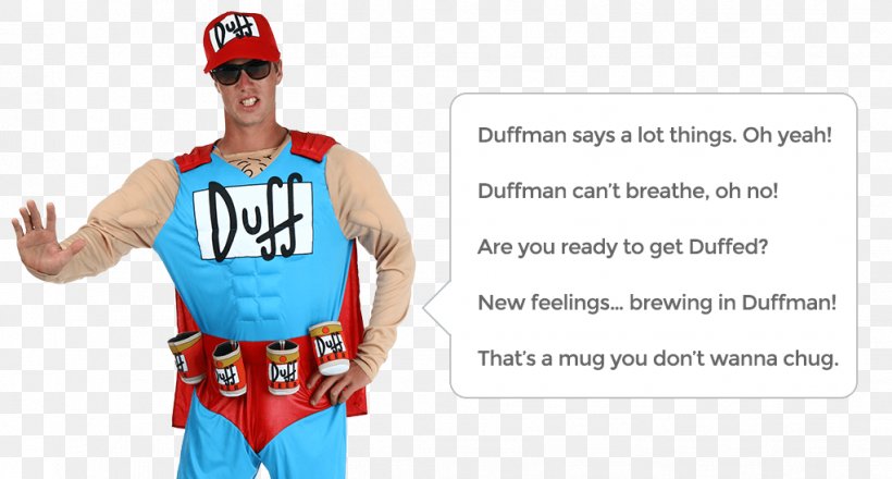 Waiting For Duffman Costume Oh Yeah Duff Beer, PNG, 1022x549px, Duffman, Brand, Character, Costume, Duff Beer Download Free