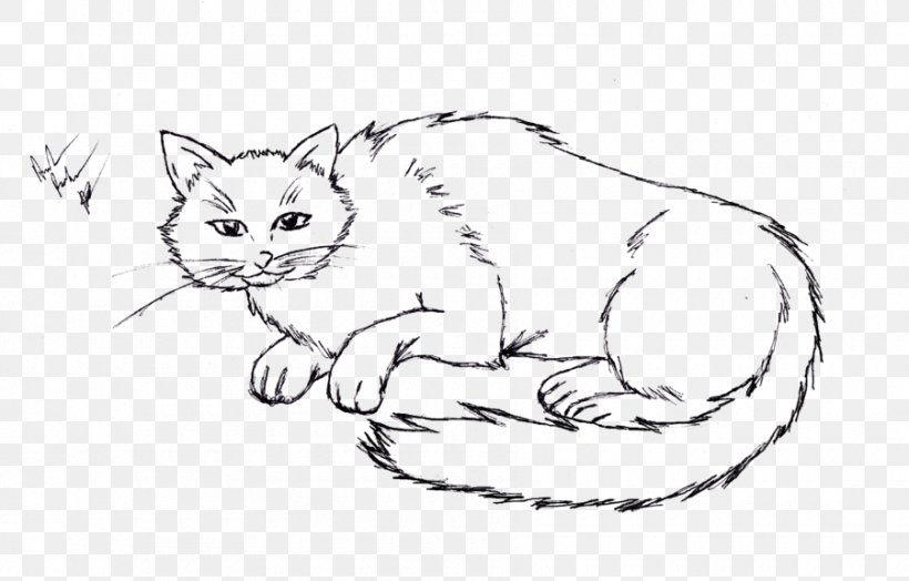 Whiskers Wildcat Domestic Short-haired Cat Mammal, PNG, 900x576px, Whiskers, Animal Figure, Artwork, Black And White, Canidae Download Free