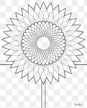 Mother's Day Specials - Coloring Book Mandala Fibonacci Number Adult Clip Art PNG