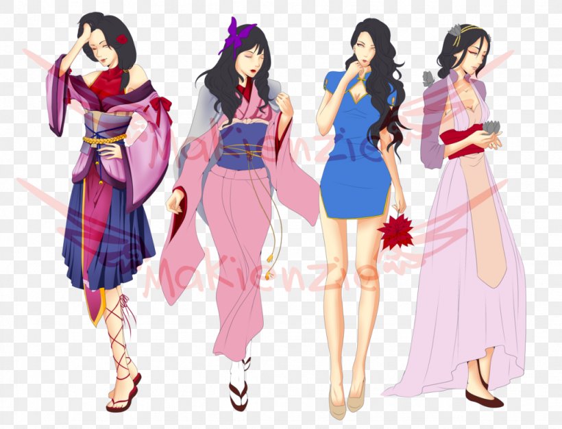 Japanese Clothing Costume Design Fashion Design, PNG, 1023x781px, Watercolor, Cartoon, Flower, Frame, Heart Download Free