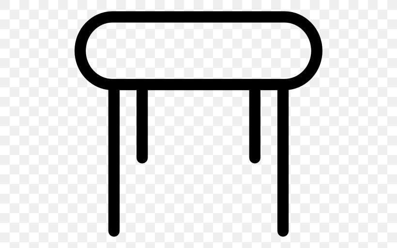 Table Chair Clip Art, PNG, 512x512px, Table, Area, Black And White, Chair, Furniture Download Free