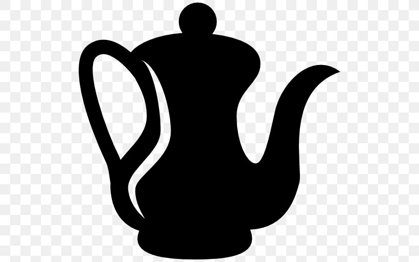 Teapot Mug Kettle Pitcher, PNG, 512x512px, Tea, Black And White, Cup, Drink, Drinkware Download Free