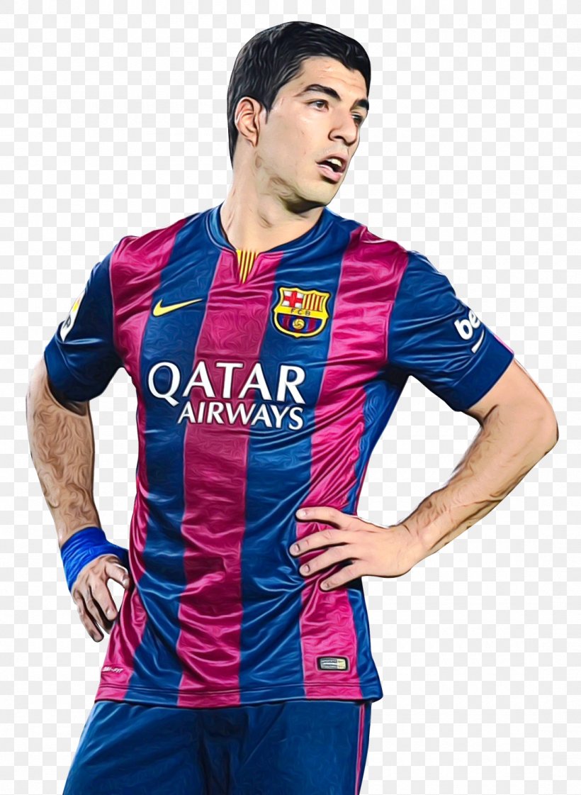 Cartoon Football, PNG, 1100x1505px, Fc Barcelona, Athlete, Clothing, Electric Blue, Football Download Free