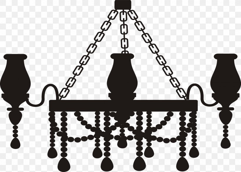 Chandelier Light Fixture Lighting Lamp Clip Art, PNG, 2330x1660px, Chandelier, Black And White, Candle Holder, Candlestick, Ceiling Download Free