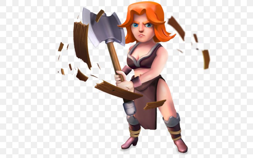 Clash Of Clans Clash Royale Valkyrie Brawl Stars Goblin, PNG, 1024x640px, Clash Of Clans, Action Figure, Barbarian, Brawl Stars, Clash Royale Download Free