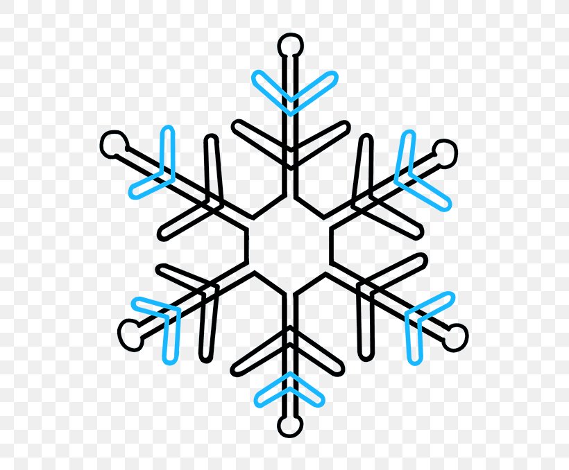 Drawing Clip Art Image Snowflake Tutorial, PNG, 680x678px, Drawing, Art, Blue, Cartoon, Diagram Download Free