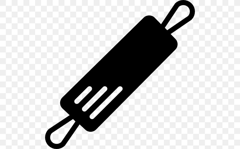 Rolling Pins Kitchen Utensil Clip Art, PNG, 512x512px, Rolling Pins, Black And White, Food, Hardware, Hardware Accessory Download Free