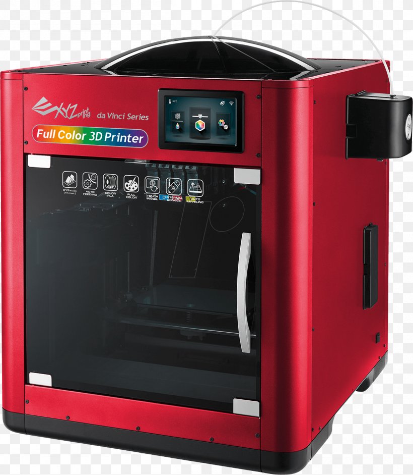 3D Printing XYZprinting Da Vinci Color 3D Printer 3D Printers XYZprinting 3FC1XXEU01B Da Vinci Colour, PNG, 1204x1383px, 3d Printers, 3d Printing, 3d Printing Filament, Ciljno Nalaganje, Coffeemaker Download Free