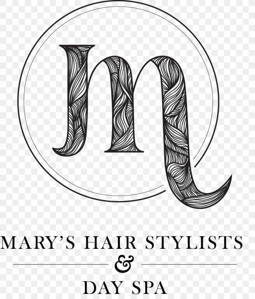 Mary's Hair Stylists & Day Spa Mowbray East, PNG, 850x995px, Hair, Australia, Beauty Parlour, Black And White, Brand Download Free