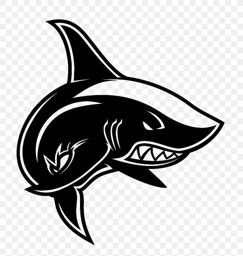 Tiger Shark Logo United States, PNG, 753x865px, Tiger Shark, Artwork, Automotive Design, Black, Black And White Download Free