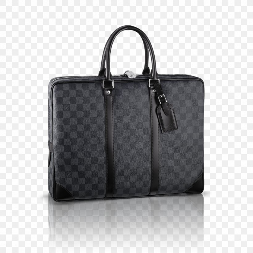 Briefcase Tote Bag LVMH ダミエ, PNG, 900x900px, Briefcase, Backpack, Bag, Baggage, Black Download Free