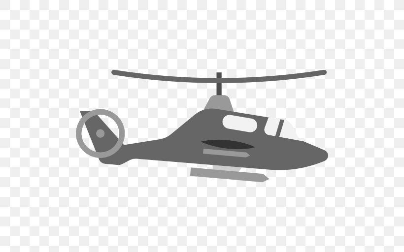Helicopter Rotor Aircraft, PNG, 512x512px, Helicopter Rotor, Aircraft, Black And White, Flight, Helicopter Download Free