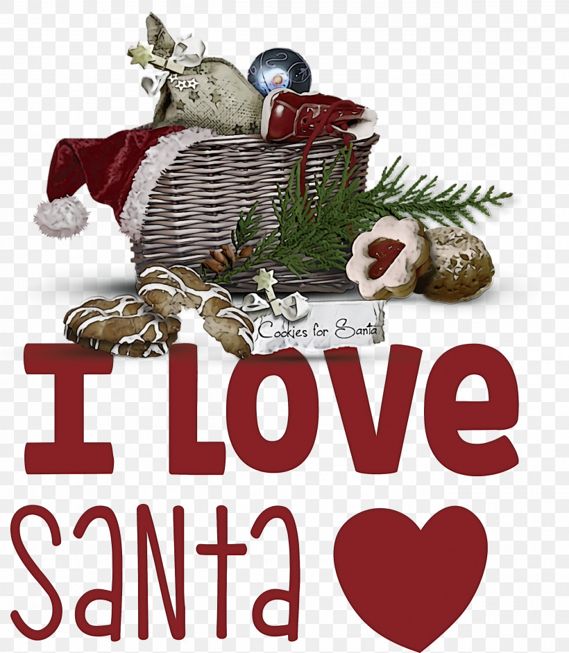 I Love Santa Santa Christmas, PNG, 2609x3000px, I Love Santa, Blog, Christmas, Christmas Day, Christmas Ornament Download Free