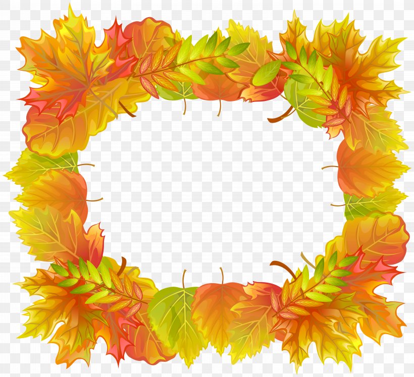 Picture Frames Autumn Desktop Wallpaper Clip Art, PNG, 6229x5677px, Picture Frames, Autumn, Autumn Leaf Color, Cut Flowers, Floral Design Download Free