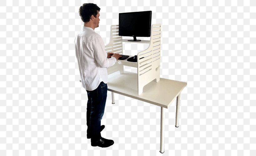 Standing Desk Standing Desk Office Supplies, PNG, 500x500px, Desk, Computer, Dog, Furniture, Human Factors And Ergonomics Download Free